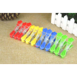 12clip Home Clothespins Peg Clip Laundry Clothes Pins Hanger Rope Hanging Line ST