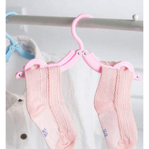 Portable Colored Folding Clothes Hangers, Portable Folding Travel Hangers, Clothes Drying Rack for Travel(5 Colors)