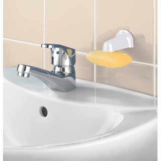 Soap Dish Magnetic in Blister Packaging White