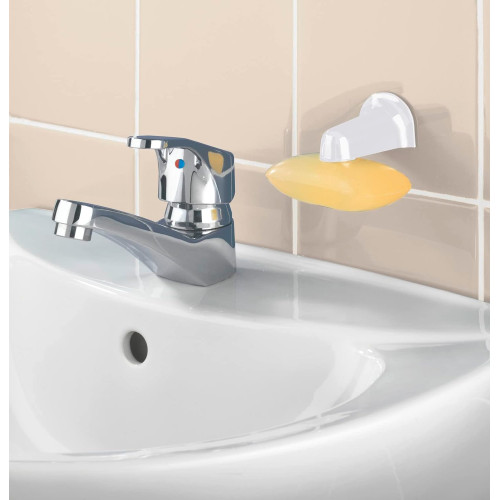 Soap Dish Magnetic in Blister Packaging White