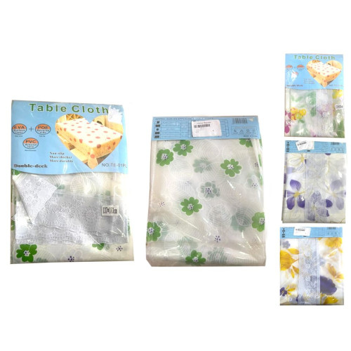 Tablecloth - Glowing Clover Print No Iron and Stain Resistant Fabric Tablecloth, 137*183cm Rectangle