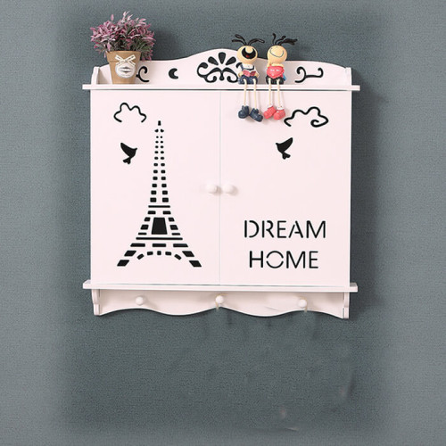 CLASSIC  Eiffel tower curving wall mounted meter box decoration shelf