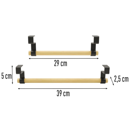 2Pieces Very stylish wooden shelf hanger for your kitchen