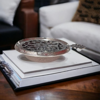 Copper Colored Metal With Lid
