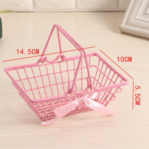 4pcs Mini Storage Basket No Ribbon Desktop Finishing Cosmetics Jewelry Storage Basket Holder Desk Storage Toy 4pcs Mini Storage Basket No Ribbon Desktop Finishing Cosmetics Jewelry Storage Basket Holder Desk Storage Toy