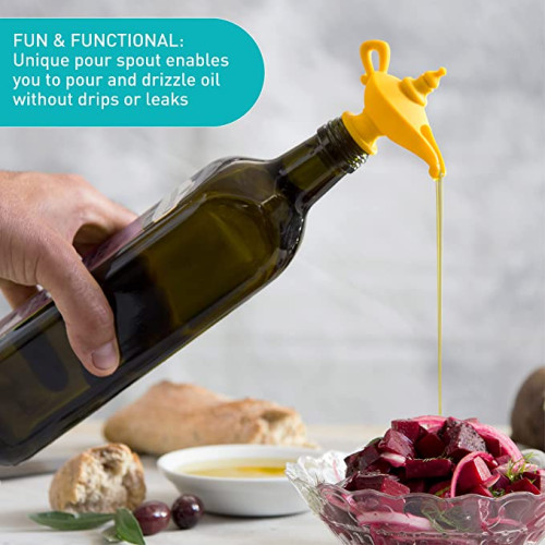 An Oil Pourer/Stopper Shaped Like the Genie Lamp from Aladdin