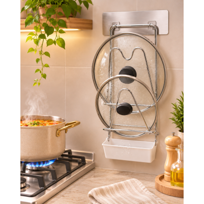 Pot Lid Rack Organizer, Multifunctional, Kitchen Rack Pot Lid Rack Organizer, Multifunctional, Kitchen Rack