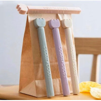 4PCS Portable Food Snack Seal Sealing Bag Clips Colorful Eco-Friendly Kitchen Gadgets Home Storage Tools