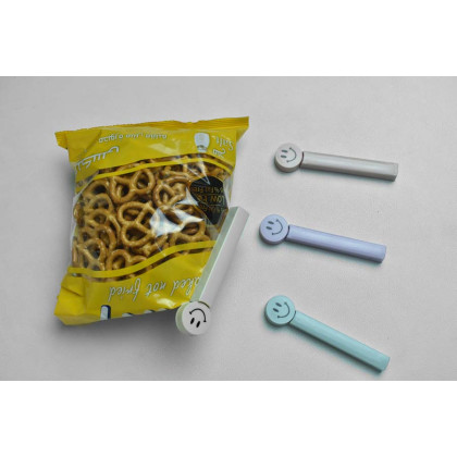 4PCS Portable Food Snack Seal Sealing Bag Clips Colorful Eco-Friendly Kitchen Gadgets Home Storage Tools