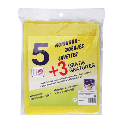 BATCH HOUSEHOLD WIPES PACKED PER 8