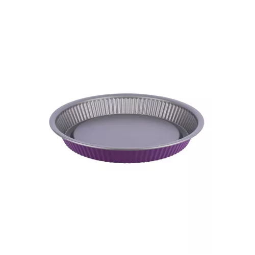 Tantitoni Purple Deep-Based Pie Mold - 28 cm,  Baking Pastry Tools Quality Mold