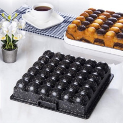 ACAR ATOM Black cast iron cake mold