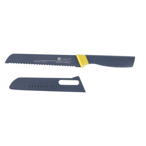 Smart Design 7″ Bread Knife  with a protective sheath.