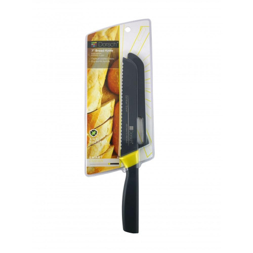 Smart Design 7″ Bread Knife  with a protective sheath.