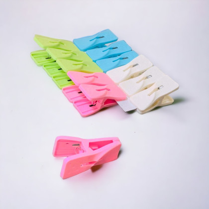 12clip Home Clothespins Peg Clip Laundry Clothes Pins Hanger Rope Hanging Line ST