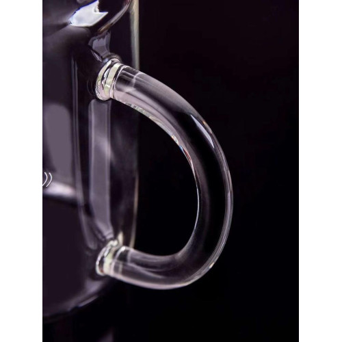 550ml Glass Sippy Cup High Temperature Resistance Milk Drinkware Coffee Mug Kawaii Summer Kids Juice Water Bottle with straw