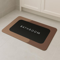 Bathroom mat, Door Mat, Floor Mat, Bath Mat, Doormat, Bathroom Carpet | Non Slip mat for Bathroom Cushion Mat Super Absorbent Soft Carpet, Quick Dry Dirt Barrier for Home, Office, brown