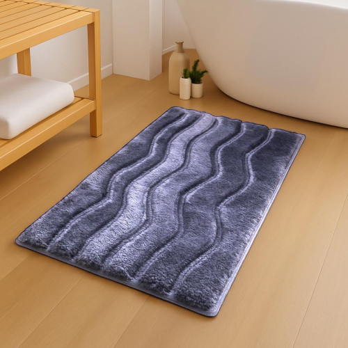 Soft Touch Velvet Bath Mat – 50x80 cm Absorbent & Washable