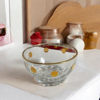 6-Piece Gold Glass Bowl Set – Elegant & Stylish Serveware