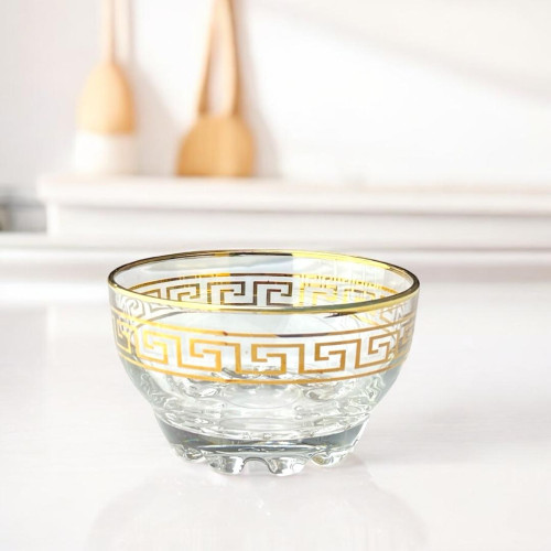 6-Piece Gold Glass Bowl Set – Elegant & Stylish Serveware