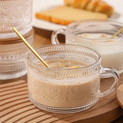 2 Pcs Sunflower Cups - Beautiful Floral Design Cups