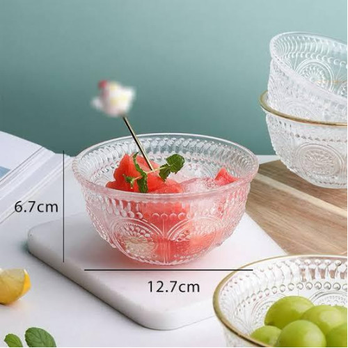 6 Pcs Sunflower Design Bowls - Vibrant and Stylish Tableware