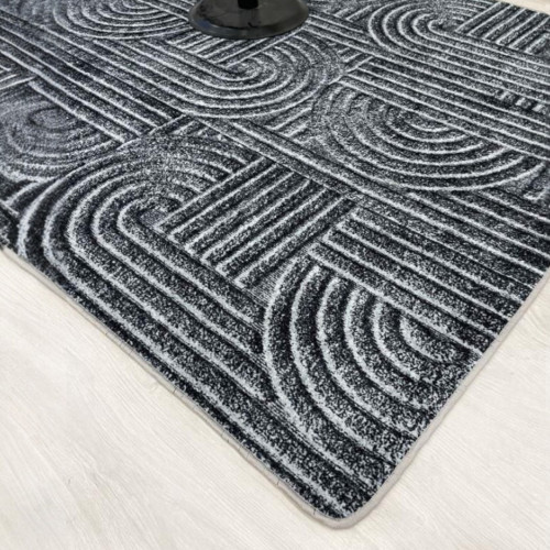 Brillant Black Latex Leather Base Carpet 180*120