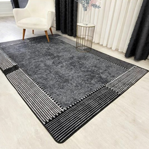 Brillant Black Latex Leather Base Carpet 180*120