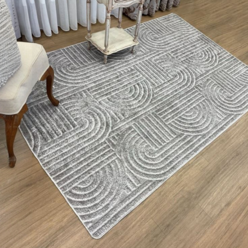 Brillant Beige Latex Leather Base Carpet 180*120