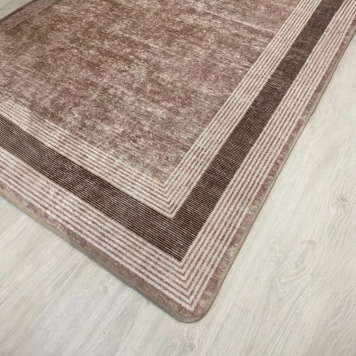 Brillant Beige Latex Leather Base Carpet 180*120