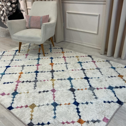 Brillant Multicolor Latex Leather Base Carpet 230*140