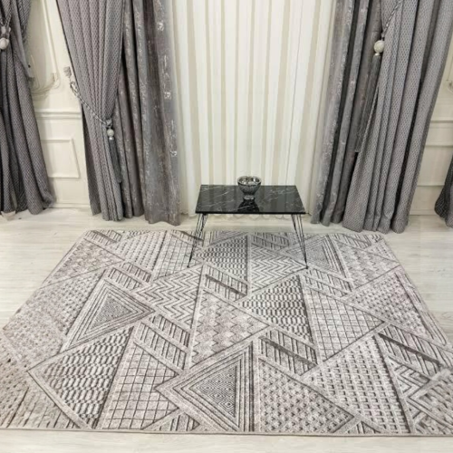 Brillant Beige Latex Leather Base Carpet 180*120