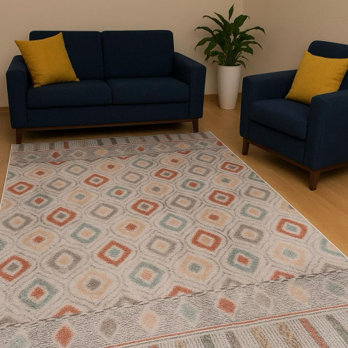 Brillant Multicolor Latex Leather Base Carpet 300*180