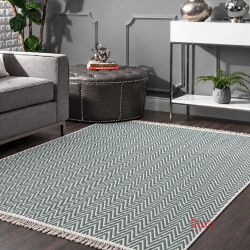 Double-Sided Wool Floor Mat – 160 × 250 cm