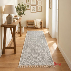 Double-Sided Wool Floor Mat – 80 × 200 cm
