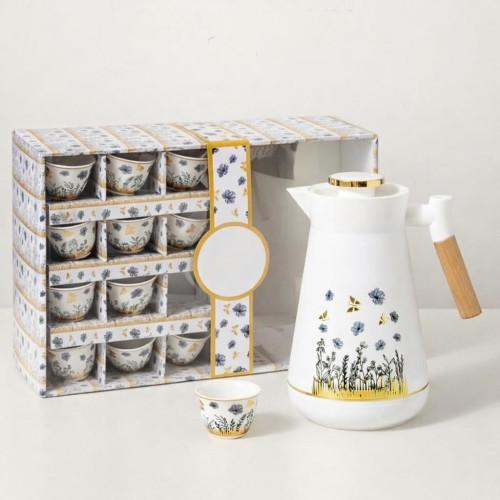 Thermos & Arabic Coffee Set – 13 Pieces