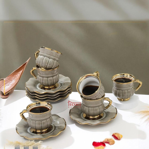 Green Coffee Set - Elegant and Stylish Coffee Cups and Saucers Green Coffee Set - Elegant and Stylish Coffee Cups and Saucers