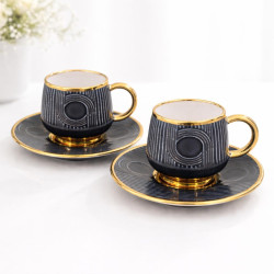 Phoenix Green Coffee Set – 6 Pieces