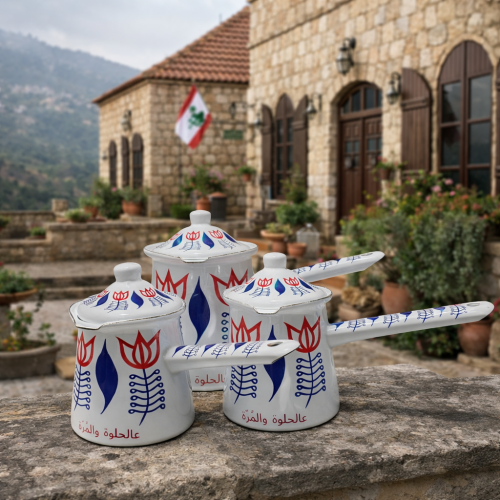 Traditional Coffee Pot Set – 3 Pieces