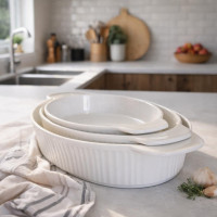 Home Baking Plate Set – 3 Pcs