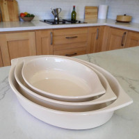 Kitchen Bakeware Plate Set – 3 Pieces