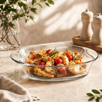 Oval Glass Baking Dish