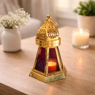 Small Vintage Gold Decorative Lantern
