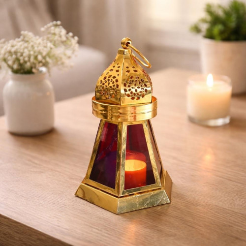 Small Vintage Gold Decorative Lantern