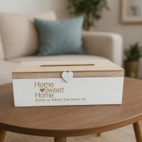 Wooden Tissue Box – Elegant Decorative Tissue Holder