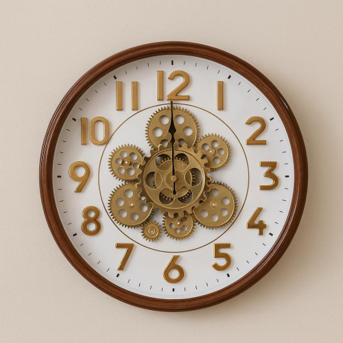 Modern Brown  Wall Watch – Stylish Wall Clock for Home & Office