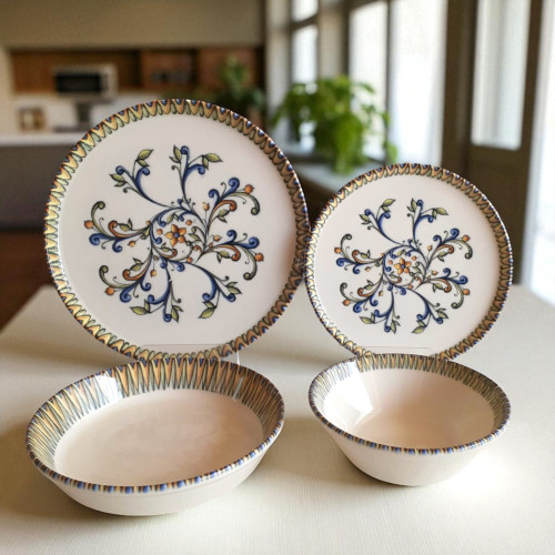 24-Piece New Bone Family Dinner Set – Stackable & Stylish