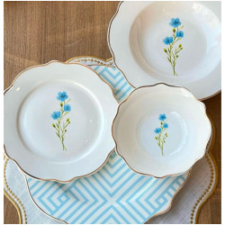 24pcs Floral Dinner Set | Elegant Dinnerware with Floral Design
