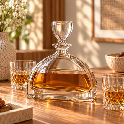 BOHEMIA CRYSTAL NEMO WHISKEY DECANTER 070L