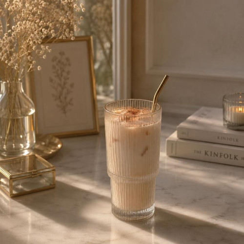 Modern Drinking Glasses- 6 Pieces